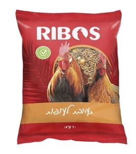 תערובת ארוזה לעופות 1 ק"ג RIBOS