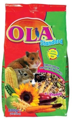 Ola غذاء كامل للهامستر والفئران والجربوع (0.8 كغم)