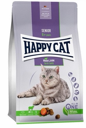 Happy cat SENIOR +8 بطعم السالمون