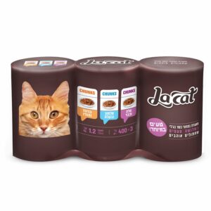 לה קט מולטיפק נתחונים 400X3 גרם La Cat