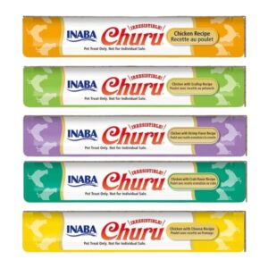 INABA - Churu צ'ורו חטיף נוזלי לחתולים עוף מארז חיסכון 280 גרם